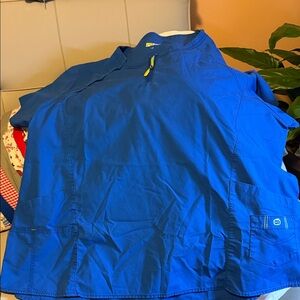 WonderWink Blue Scrub Top